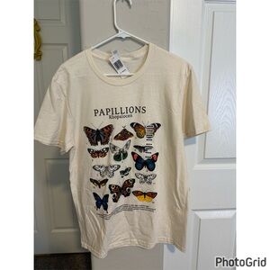 Butterfly Chart Graphic Tee🦋🤍